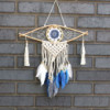 Capteur de rêves de protection - Petit œil en macramé, couleurs assorties