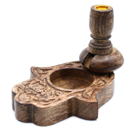 Brûleur à refoulement en bois de manguier SM - Hamsa