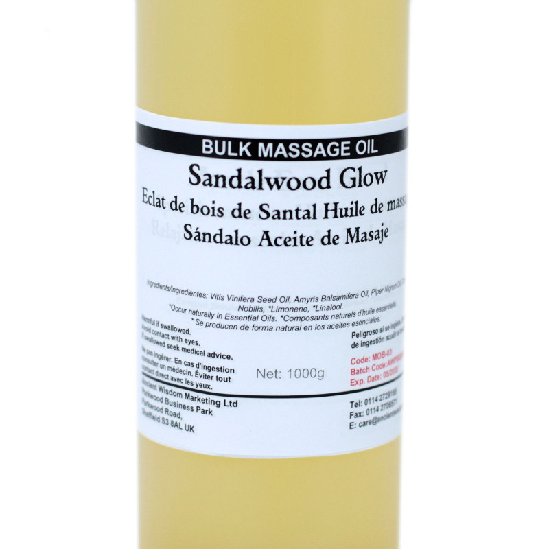 Huile de massage Santal Glow 1 kg
