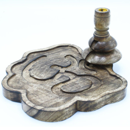 Brûleur à refoulement en bois de manguier Lrg - Ohm