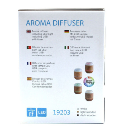 Atomiseur Palermo - USB - Changement de couleur - Minuterie