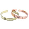 Bracelet Inspiration - Lever de soleil en cuivre, Galaxie, Étoiles, Terre