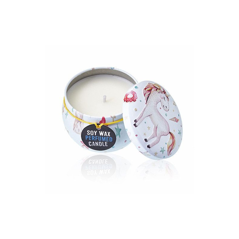Bougie Art Tin - Licornes