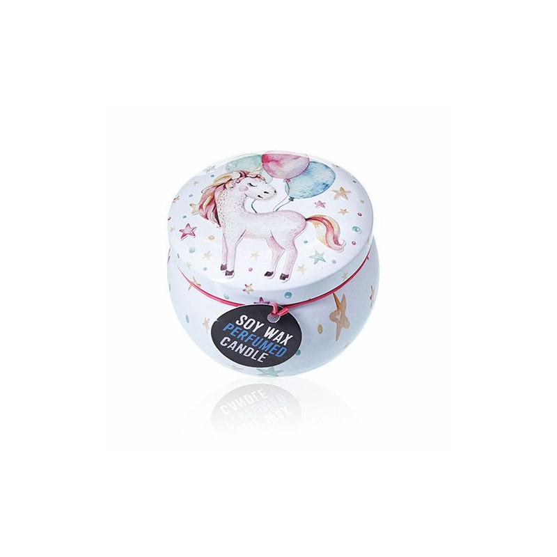 Bougie Art Tin - Licornes