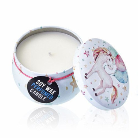 Bougie Art Tin - Licornes