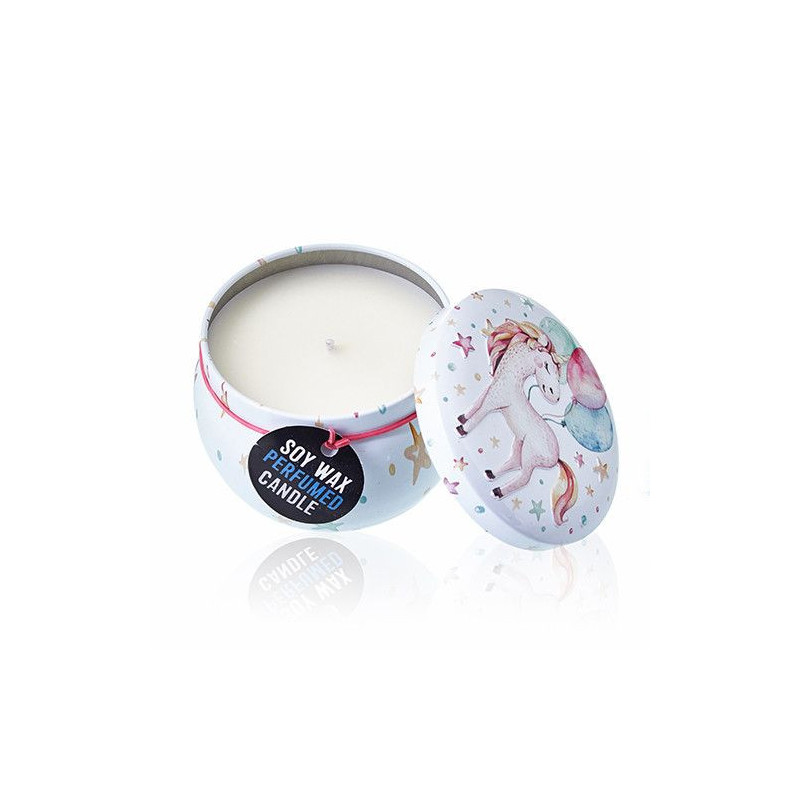 Bougie Art Tin - Licornes
