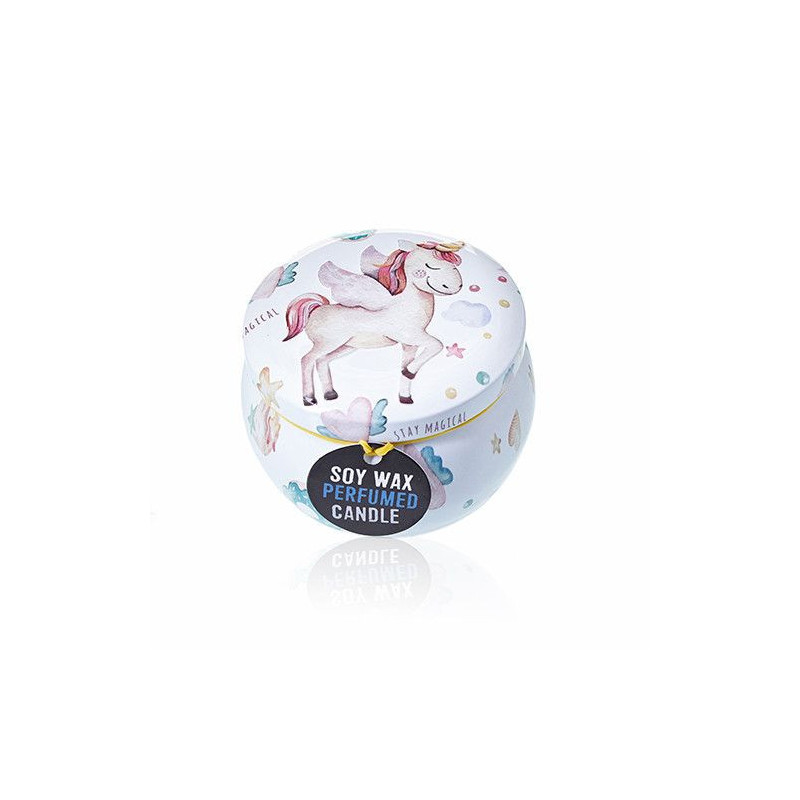 Bougie Art Tin - Licornes