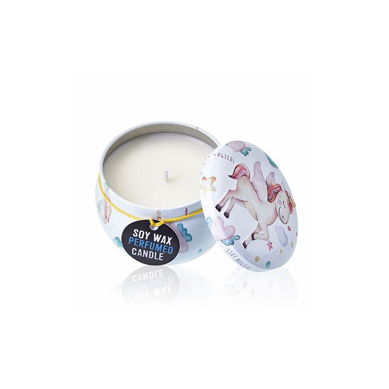 Bougie Art Tin - Licornes