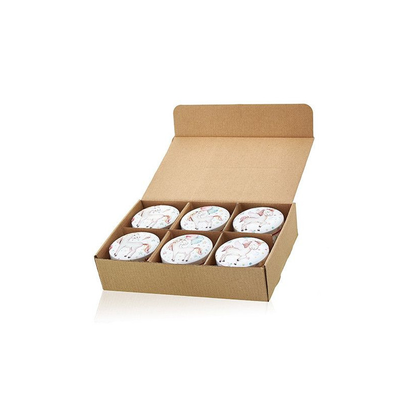 Bougie Art Tin - Licornes