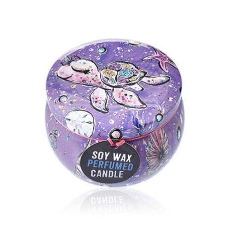 Bougie Art Tin - Vie marine