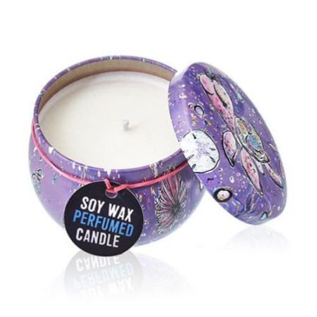 Bougie Art Tin - Vie marine
