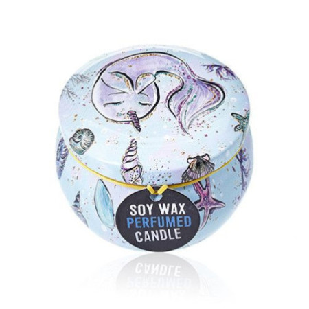 Bougie Art Tin - Vie marine