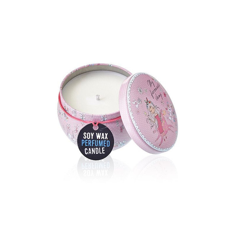 Bougie Art Tin - Messages amicaux