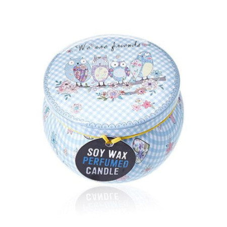 Bougie Art Tin - Messages amicaux