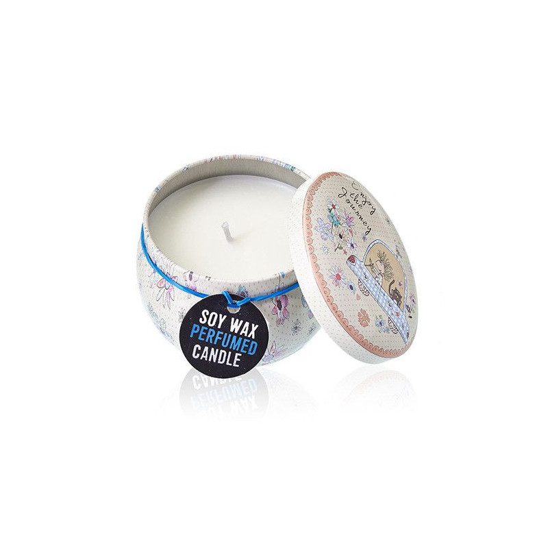 Bougie Art Tin - Messages amicaux