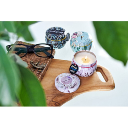 Bougie Art Tin - Messages amicaux