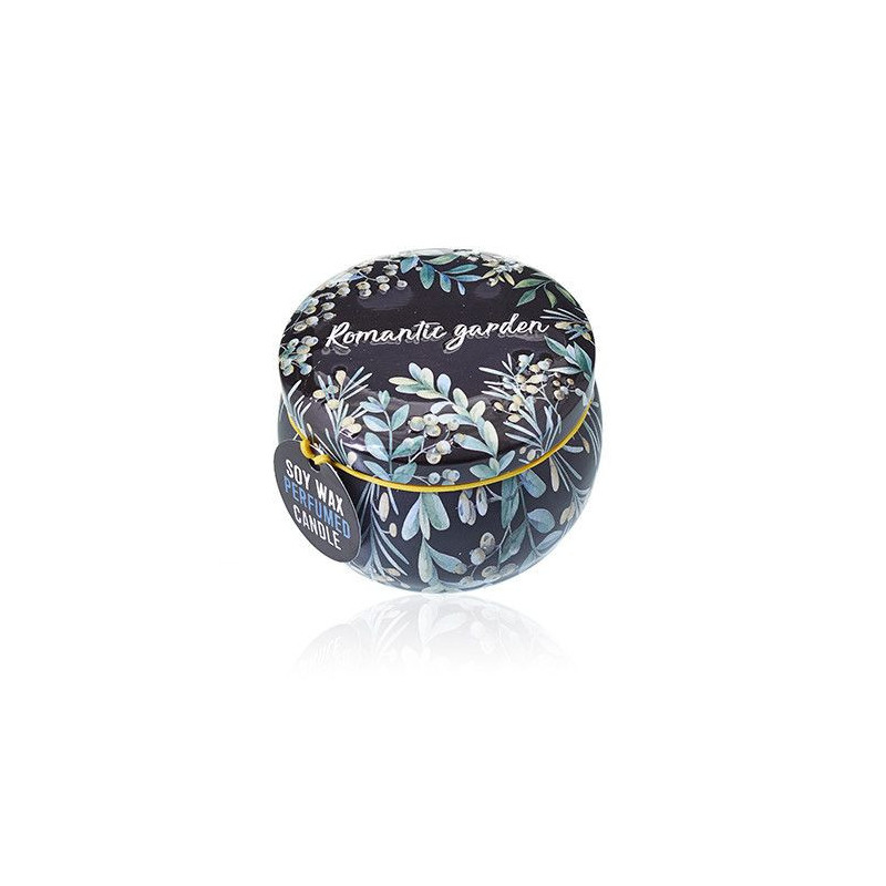 Bougie Art Tin - Jardin romantique
