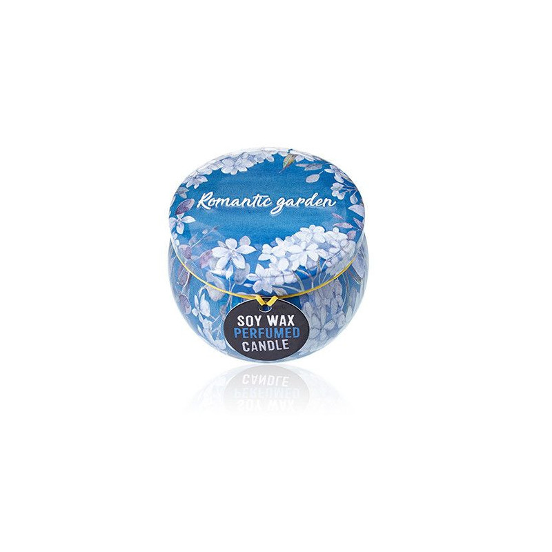 Bougie Art Tin - Jardin romantique