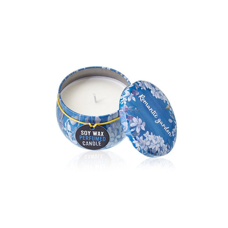 Bougie Art Tin - Jardin romantique