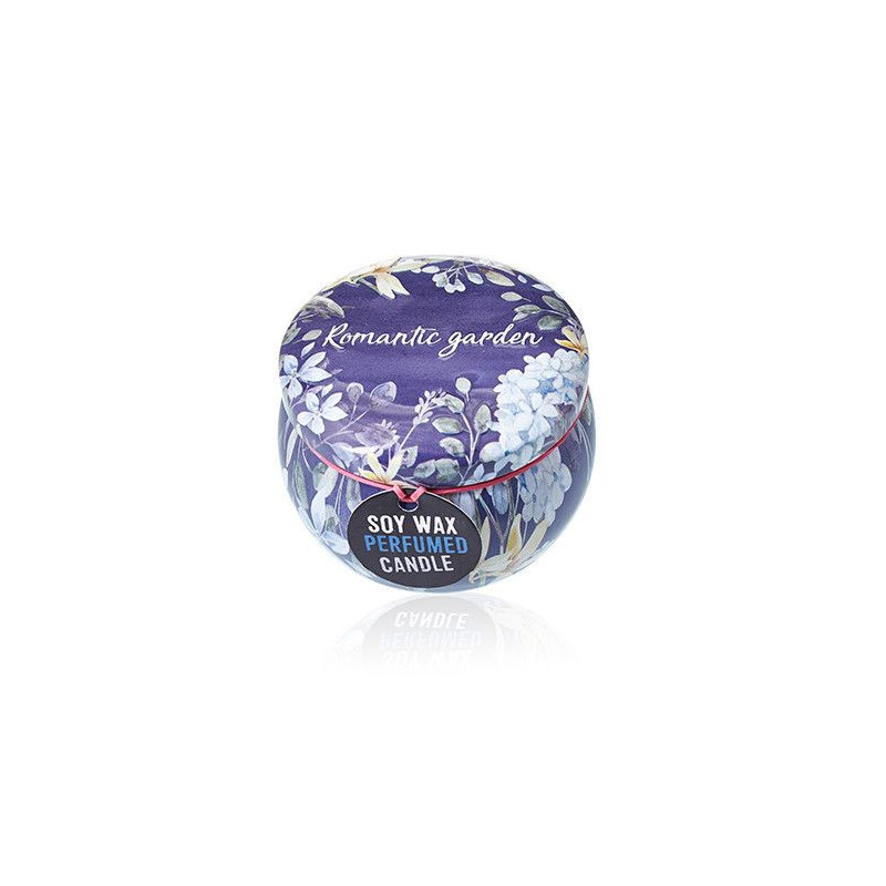 Bougie Art Tin - Jardin romantique