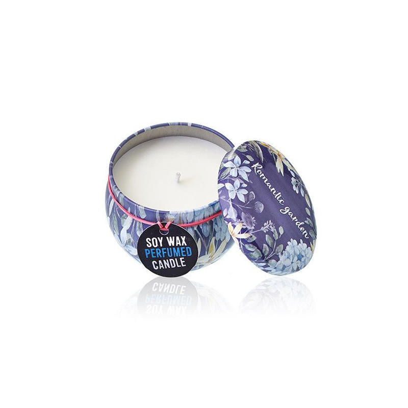 Bougie Art Tin - Jardin romantique