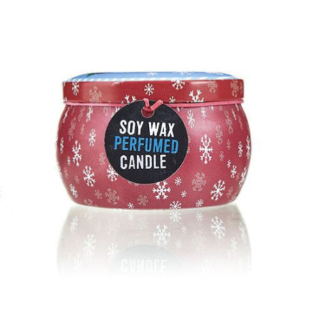 Bougie Art Tin - Noël vintage