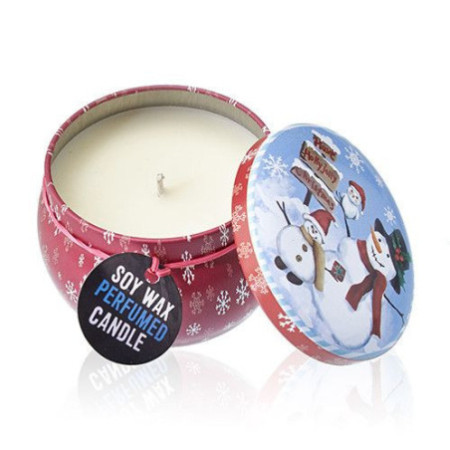 Bougie Art Tin - Noël vintage