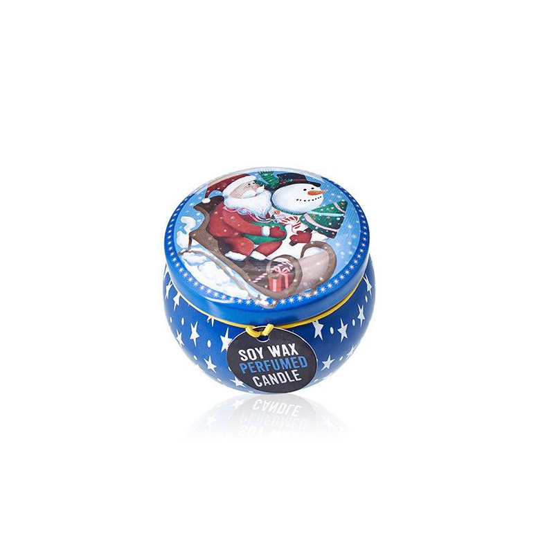 Bougie Art Tin - Noël vintage