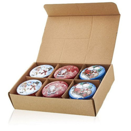 Bougie Art Tin - Noël vintage
