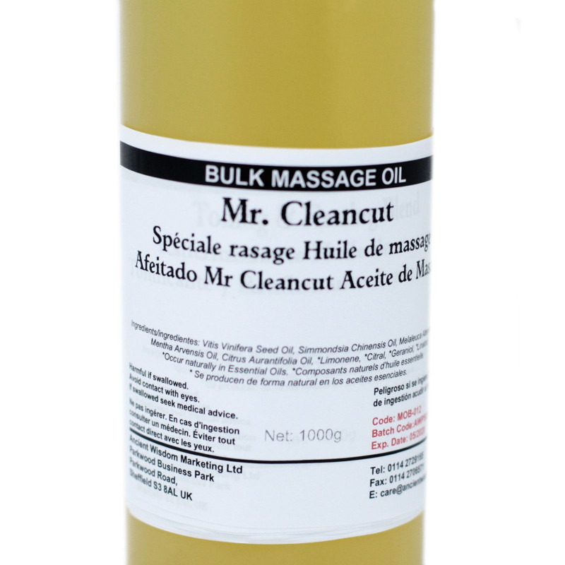 Huile de rasage Mr Cleancut 1 kg Huile de massage