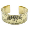 Bracelet mantra tibétain en laiton - Arbre de vie