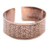 Bracelet tibétain en cuivre - Fleur de vie