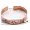 Bracelet tibétain en cuivre - Larges tourbillons tribaux