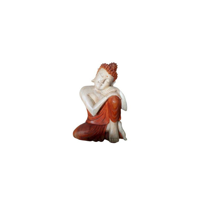 Statue de Bouddha sculptée à la main - 30 cm Pensée