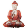 Statue de Bouddha sculptée à la main - 30 cm Transmission de l'enseignement