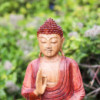 Statue de Bouddha sculptée à la main - 30 cm Transmission de l'enseignement