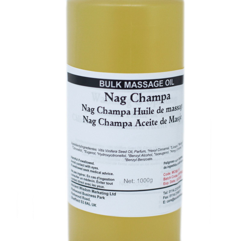 Huile de massage Nag Champa 1 kg