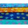 Paréo Bali Block Print - Feuilles tropicales (4 couleurs assorties)