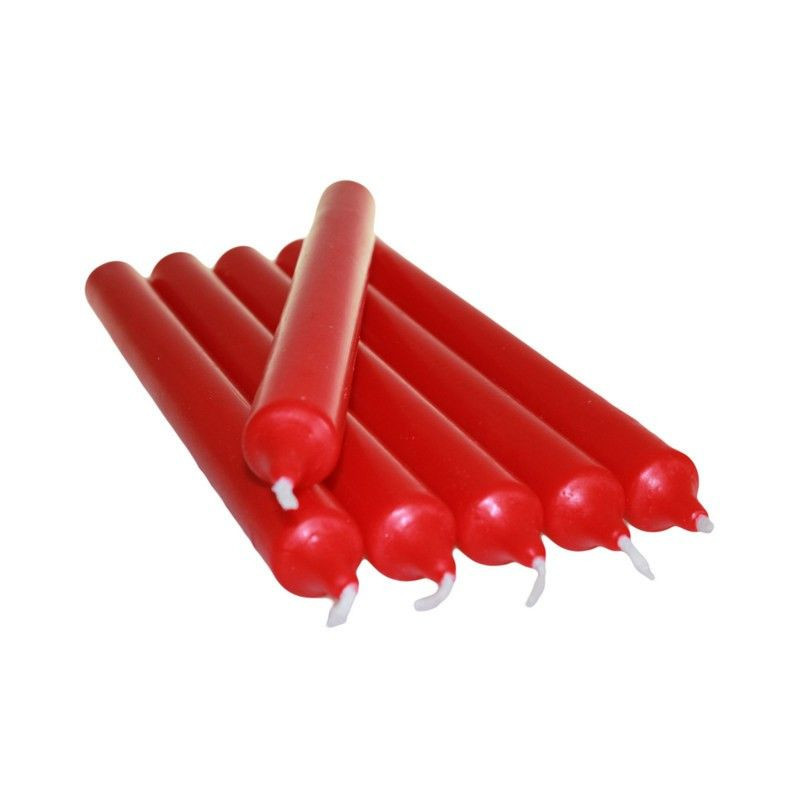 Bougies de dîner rouges en vrac (100)