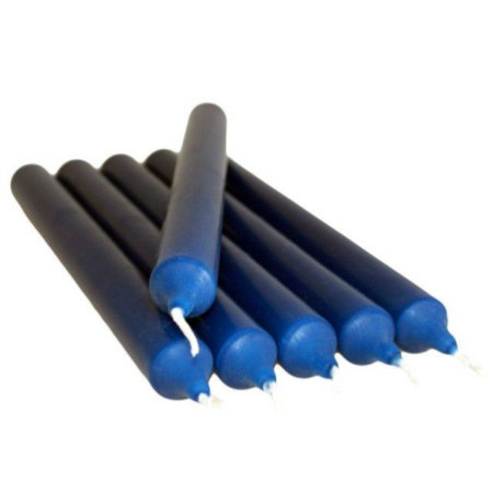 Bougies de table bleu marine en vrac (100)