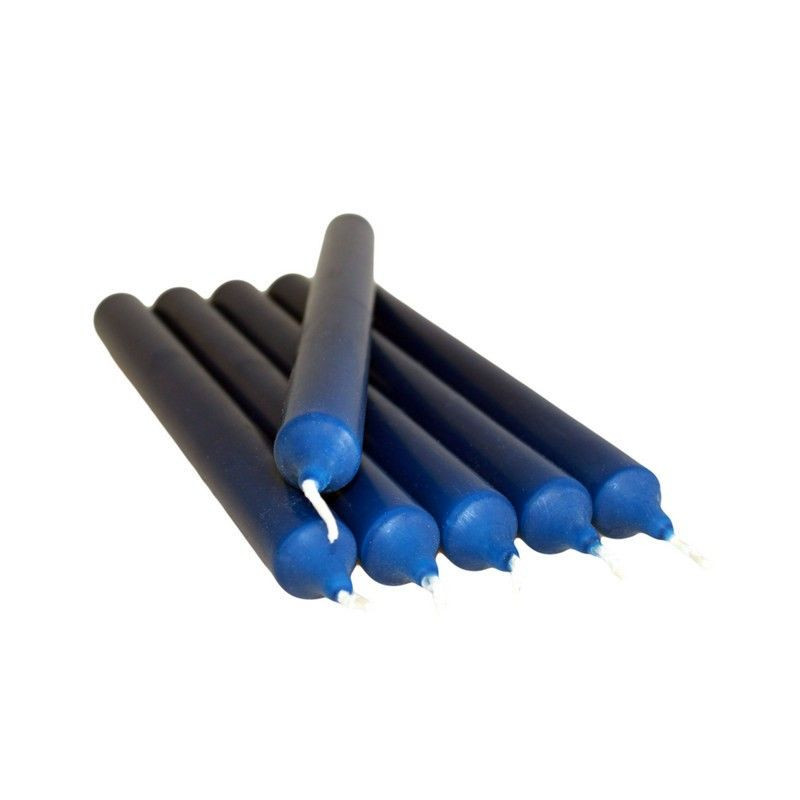 Bougies de table bleu marine en vrac (100)
