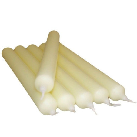 Bougies de table ivoire en vrac (100)