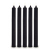Bougies de dîner noires en vrac (100)