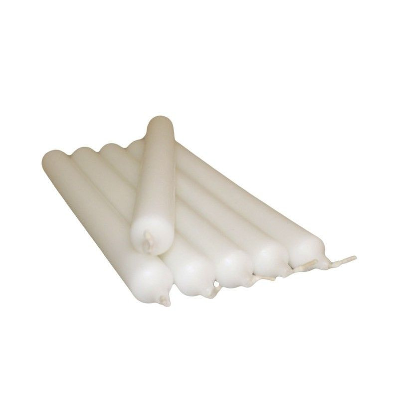 Bougies de table blanches en vrac (100)