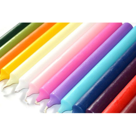 Bougies de table blanches en vrac (100)