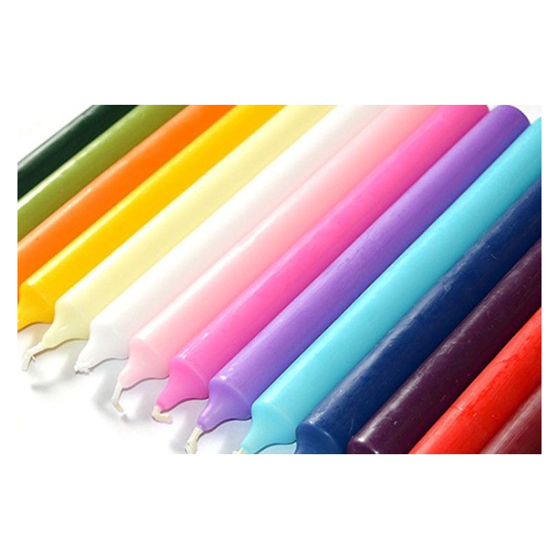 Bougies de table blanches en vrac (100)