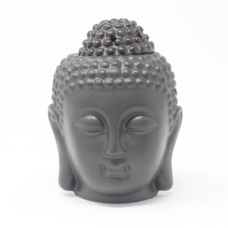 Brûleur à huile tête de Bouddha - Noir