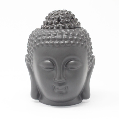 Brûleur à huile tête de Bouddha - Noir