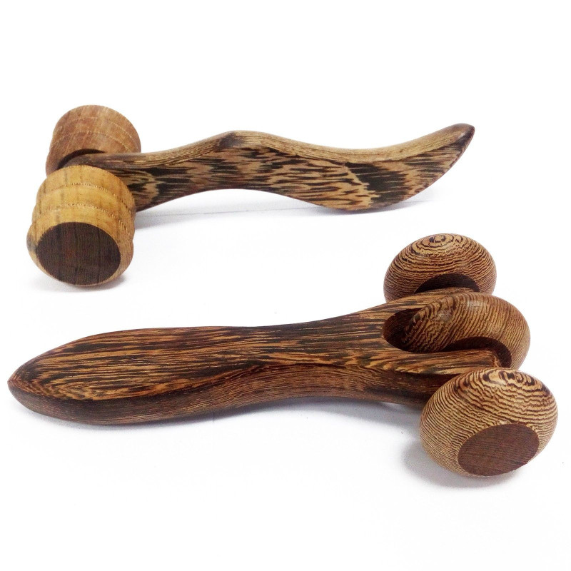Outil de massage - Rouleau à trois disques