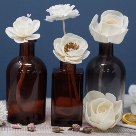 Fleurs naturelles pour diffuseur - Grand lotus sur ficelle